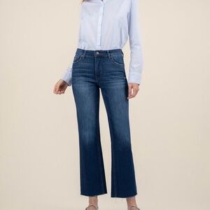 Kut from the Kloth Kelsey Fab Ab Size 6 Ankle Flair | Raw Hem | Women’s Denim.
